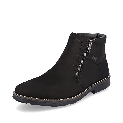 Rieker Herren Klassische Stiefeletten 15353, Männer Stiefeletten,flach,boots,stiefel,bootee,booties,halbstiefel,schwarz (00),40 EU / 6.5 UK von Rieker