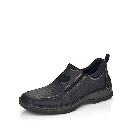Rieker Herren Low-Top Sneaker 05363| Männer Halbschuhe|straßenschuhe|Strassenschuhe|Sportschuhe|Freizeitschuhe|Freizeit|schwarz (00)|42 EU / 8 UK von Rieker