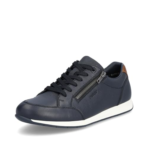 Rieker Herren Low-Top Sneaker 11903, Männer Halbschuhe,Freizeitschuhe,Turnschuhe,Laufschuhe,schnürschuhe,schnürer,blau (14),41 EU / 7.5 UK von Rieker