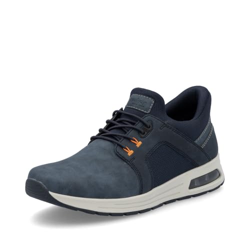 Rieker Herren Low-Top Sneaker B1053, Männer Halbschuhe, lose Einlage,straßenschuhe,Strassenschuhe,Sportschuhe,Turnschuhe,blau (14),41 EU / 7.5 UK von Rieker