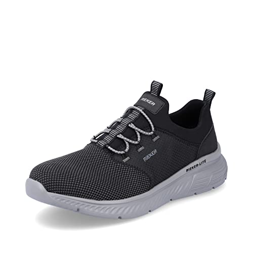 Rieker Herren Low-Top Sneaker B6450, Männer Halbschuhe,Freizeit,sportlich,Halbschuhe,straßenschuhe,Sportschuhe,schwarz (00),40 EU / 6.5 UK von Rieker