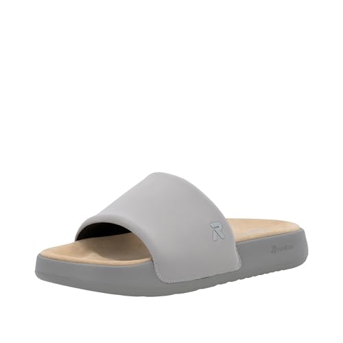 Rieker Herren Narooma U3250 Slide, Grau, 44 EU von Rieker