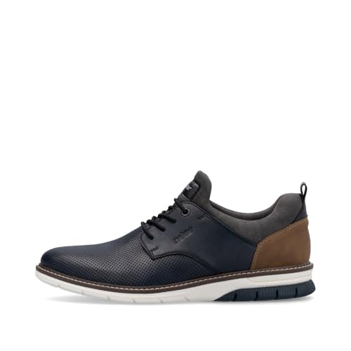 Rieker Herren Schnürhalbschuhe 14450, Herren Businessschuhe, herausnehmbare Einlegesohle, navy, 43 EU Rieker Herren Schnürhalbschuhe 14450, Herren Businessschuhe, herausnehmbare Einlegesohle, navy, 43 EU von Rieker