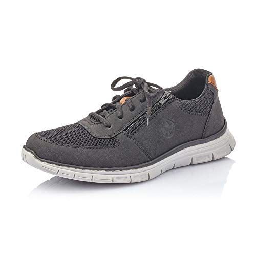 Rieker Herren Frühjahr/Sommer B4831 Sneaker, Schwarz (Schwarz/Schwarz/Amaretto/ 00 00), 43 EU von Rieker