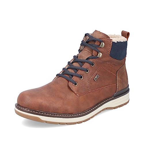 Rieker Herren Schnürstiefeletten 39442, Männer Stiefeletten,chukka boots,schnürboots,wasserdicht,tex,boots,stiefel,bootee,braun (24),40 EU / 6.5 UK von Rieker