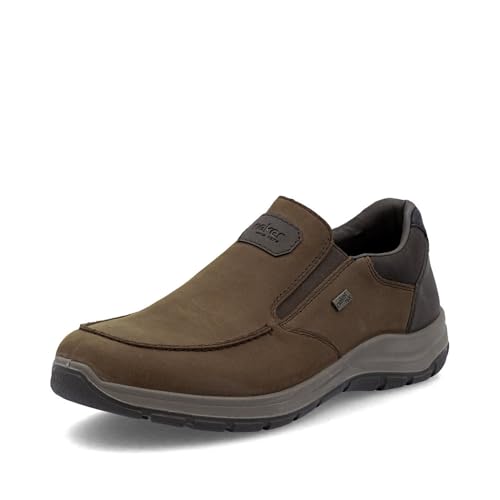 Rieker Herren Slip-On Sneaker 03651, Männer Halbschuhe, lose Einlage,Freizeitschuhe,Laufschuhe,straßenschuhe,Sportschuhe,braun (25),41 EU / 7.5 UK von Rieker