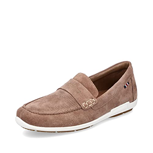 Rieker Herren Slipper 09050, Männer Slip On,Anzugschuhe,elegant,Office,büro,Freizeit,Slipper,Mokassins,Halbschuhe,Slip-ons,beige (64),46 EU / 11 UK von Rieker