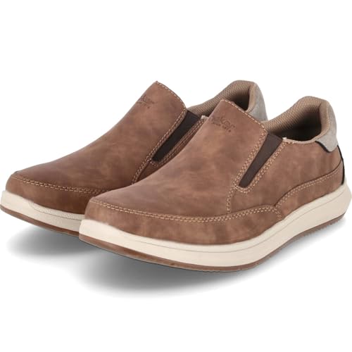 Rieker Herren Slipper Braun Synthetik 47 von Rieker