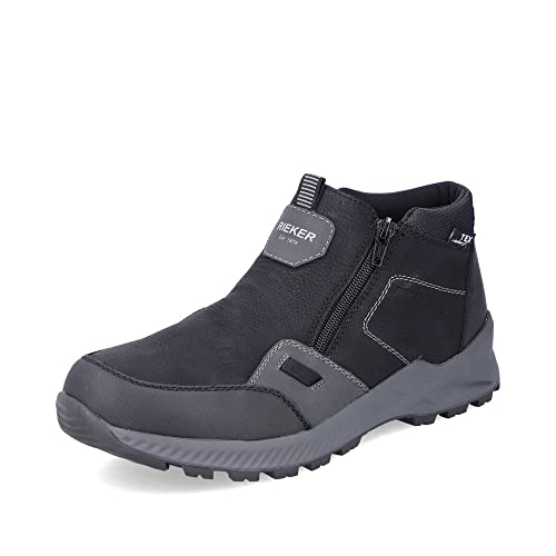 Rieker Herren Low-Top Sneaker B3250, Männer Halbschuhe,lose Einlage,Freizeitschuhe,Turnschuhe,Laufschuhe,schwarz Kombi (00),44 EU / 9.5 UK von Rieker