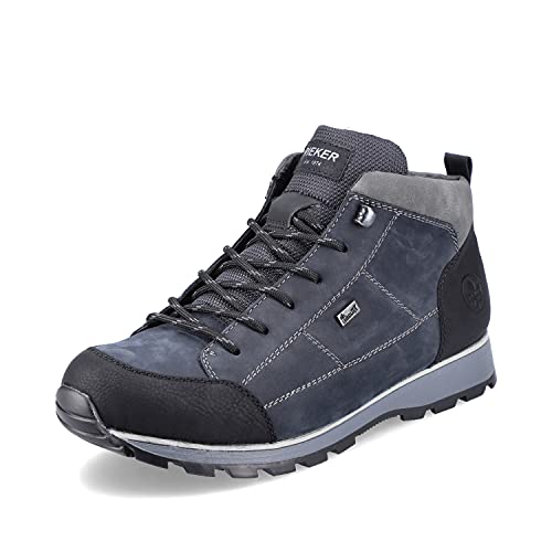 Rieker Herren Bequemschuhe F5740, Männer Schnürhalbschuhe,lose Einlage,wasserdicht,riekerTEX,Komfortschuhe,Halbschuhe,schwarz (00),40 EU / 6.5 UK von Rieker