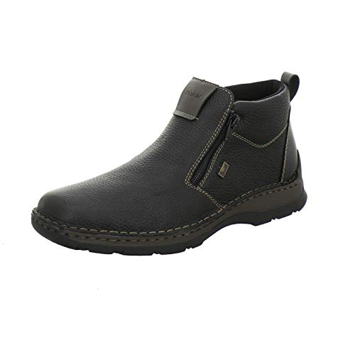 Rieker Herren lace-up Shoes,Winter Boots, Black, 43 EU von Rieker