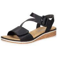 Rieker Keilsandale Damen schwarz|schwarz|schwarz von Rieker
