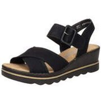 Rieker Keilsandale Damen schwarz von Rieker