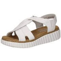 Rieker Keilsandale Damen weiß|weiß|weiß von Rieker