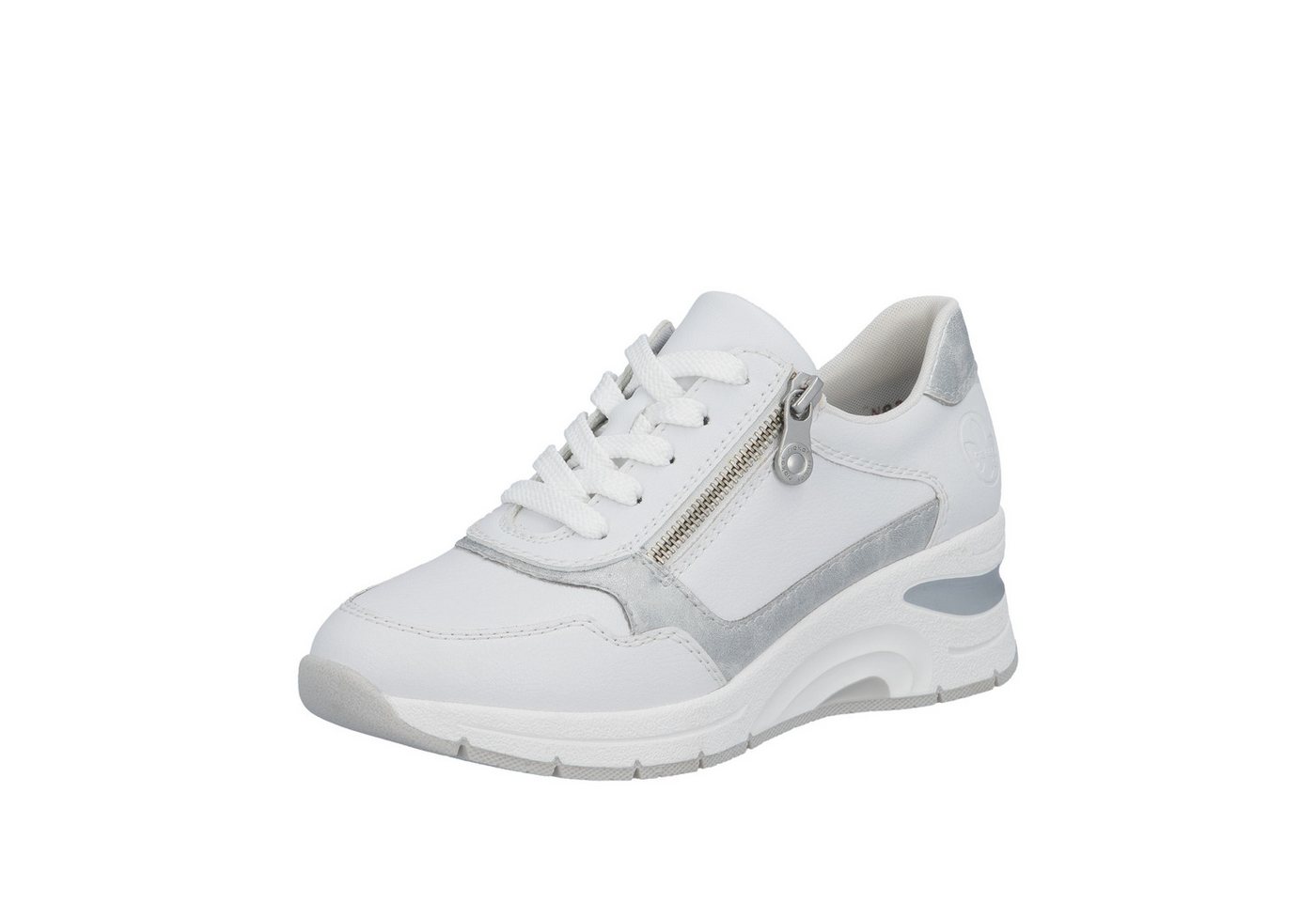 Rieker Keilsneaker Halbschuh, Freizeitschuh, Schnürschuh in schmaler Form von Rieker