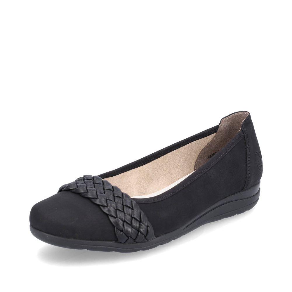 Rieker L9358-00 - Rieker Ballerinas Schwarz von Rieker