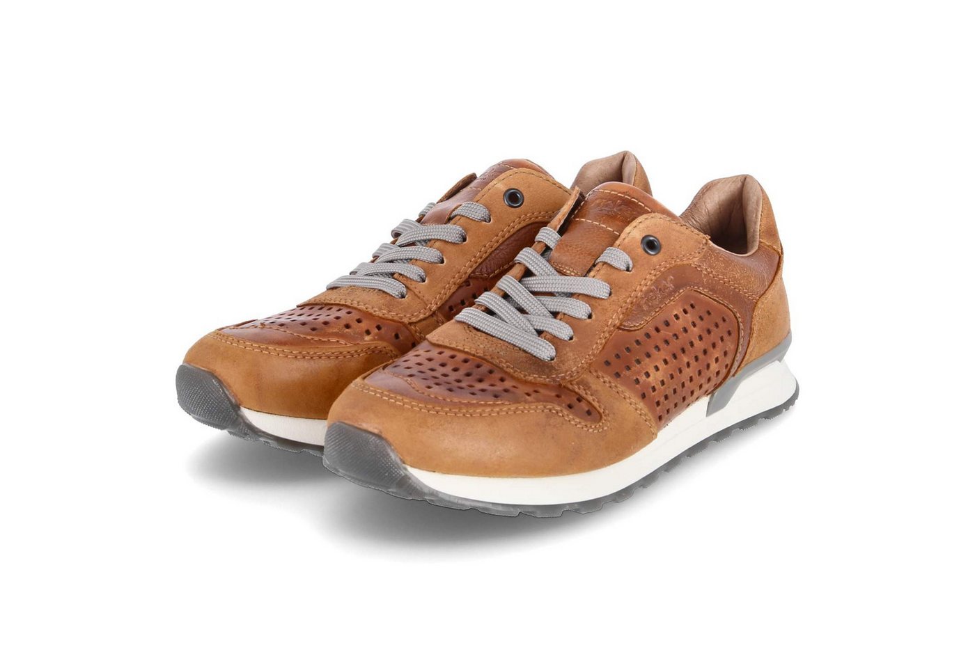 Rieker Rieker U0312-24 Herren Leder braun Schnürschuh von Rieker