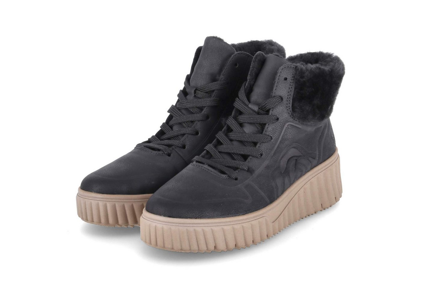 Rieker Rieker N2504-00 Damen Synthetik schwarz Winterstiefel von Rieker