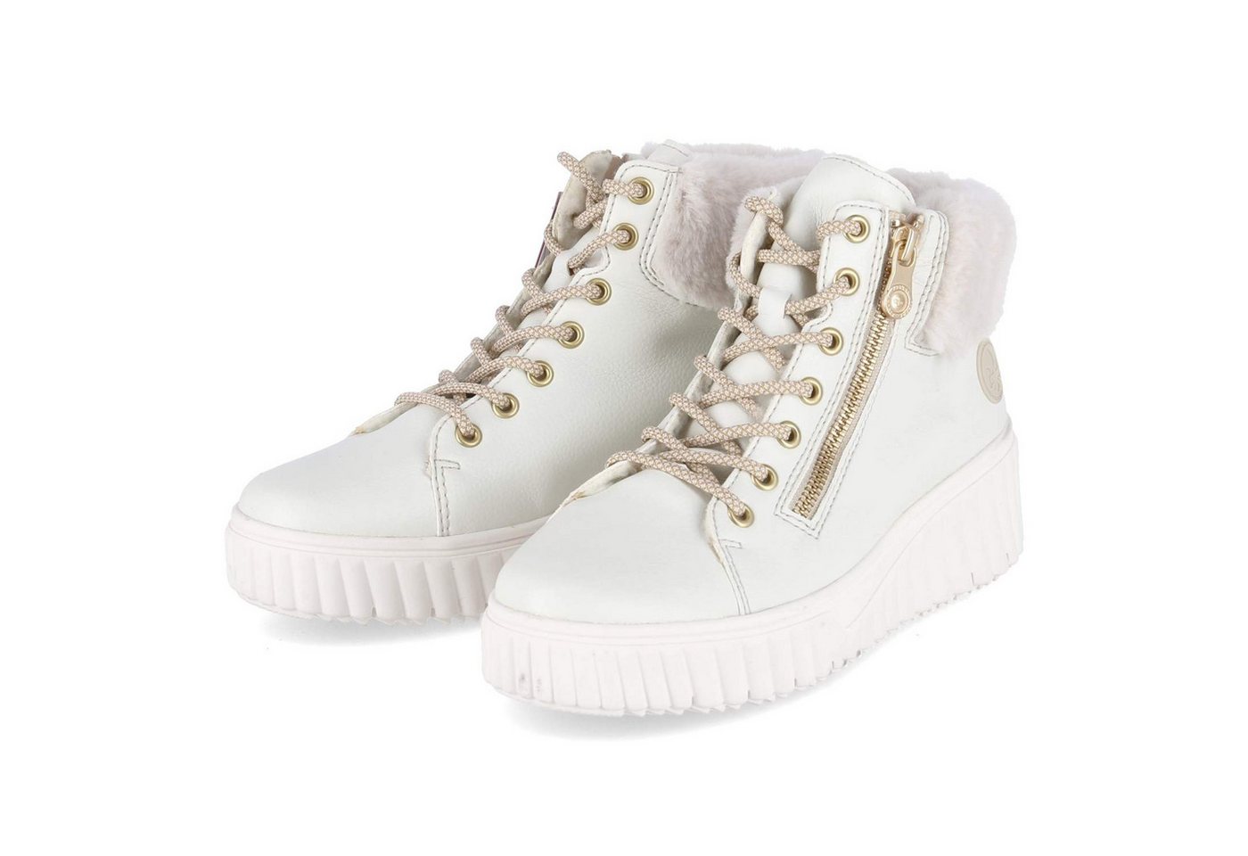 Rieker Rieker N2506-81 Damen Synthetik weiss Winterstiefel von Rieker