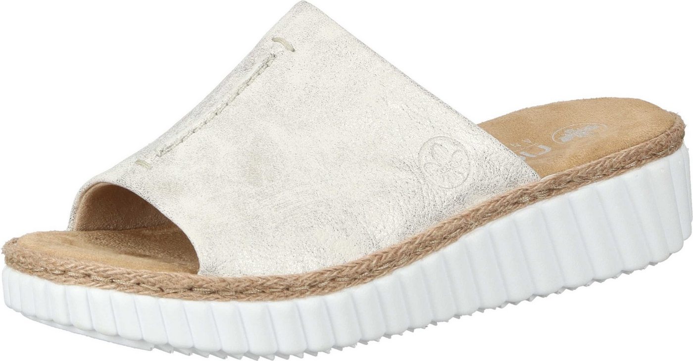 Rieker Pantoletten Pantolette aus strapazierfähigem Synthetik Rieker Pantoletten Pantolette aus strapazierfähigem Synthetik von Rieker
