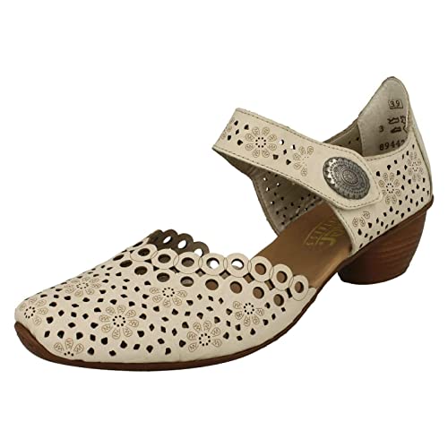 Rieker Pia Womens Open Court Shoes 42 EU Cream Rieker Pia Womens Open Court Shoes 42 EU Cream von Rieker