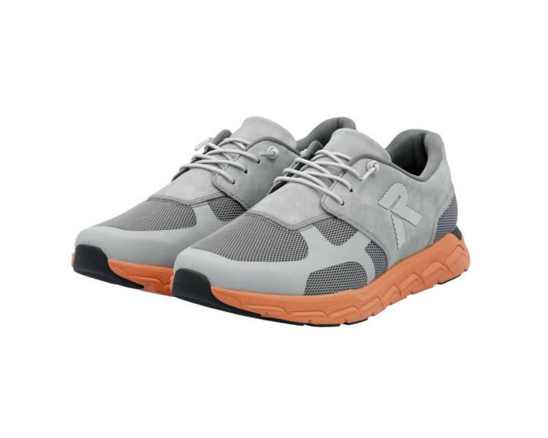 Rieker Preston 09100 grau/orange Herren Sneaker von Rieker