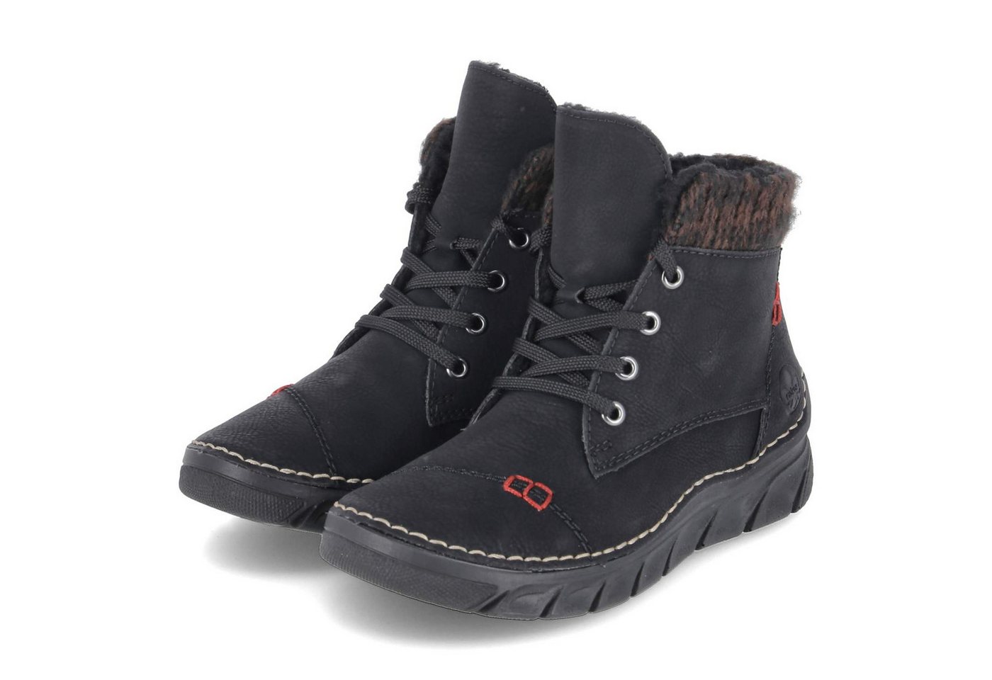Rieker Rieker 55031-00 Damen Synthetik schwarz Winterstiefel von Rieker
