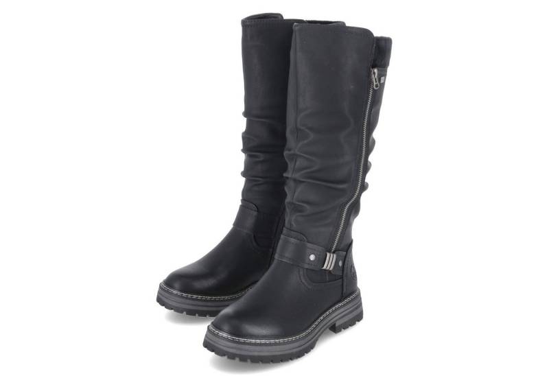 Rieker Rieker 93093-00 Damen Synthetik schwarz Winterstiefel von Rieker
