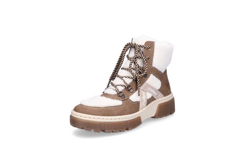Rieker Rieker Damen Schnürboot beige weiß Schnürboots von Rieker