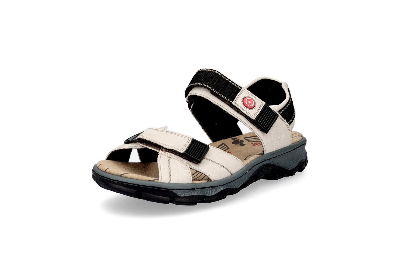 Rieker Rieker Damen Trekking Sandale creme Sandale von Rieker
