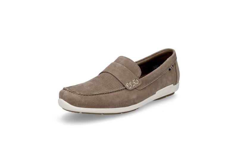 Rieker Rieker Herren Leder Slipper beige Slipper von Rieker
