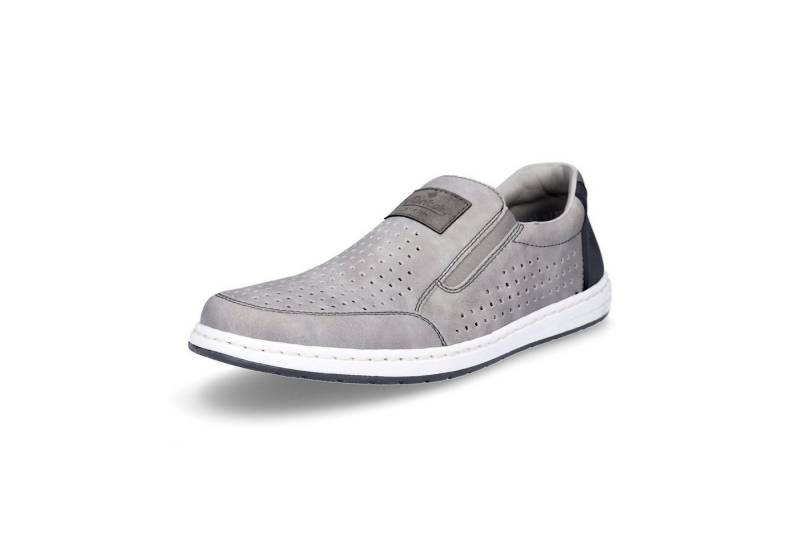 Rieker Rieker Herren Slipper grau Slipper von Rieker