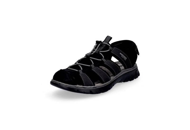 Rieker Rieker Herren Trekking Sandale schwarz Sandale von Rieker