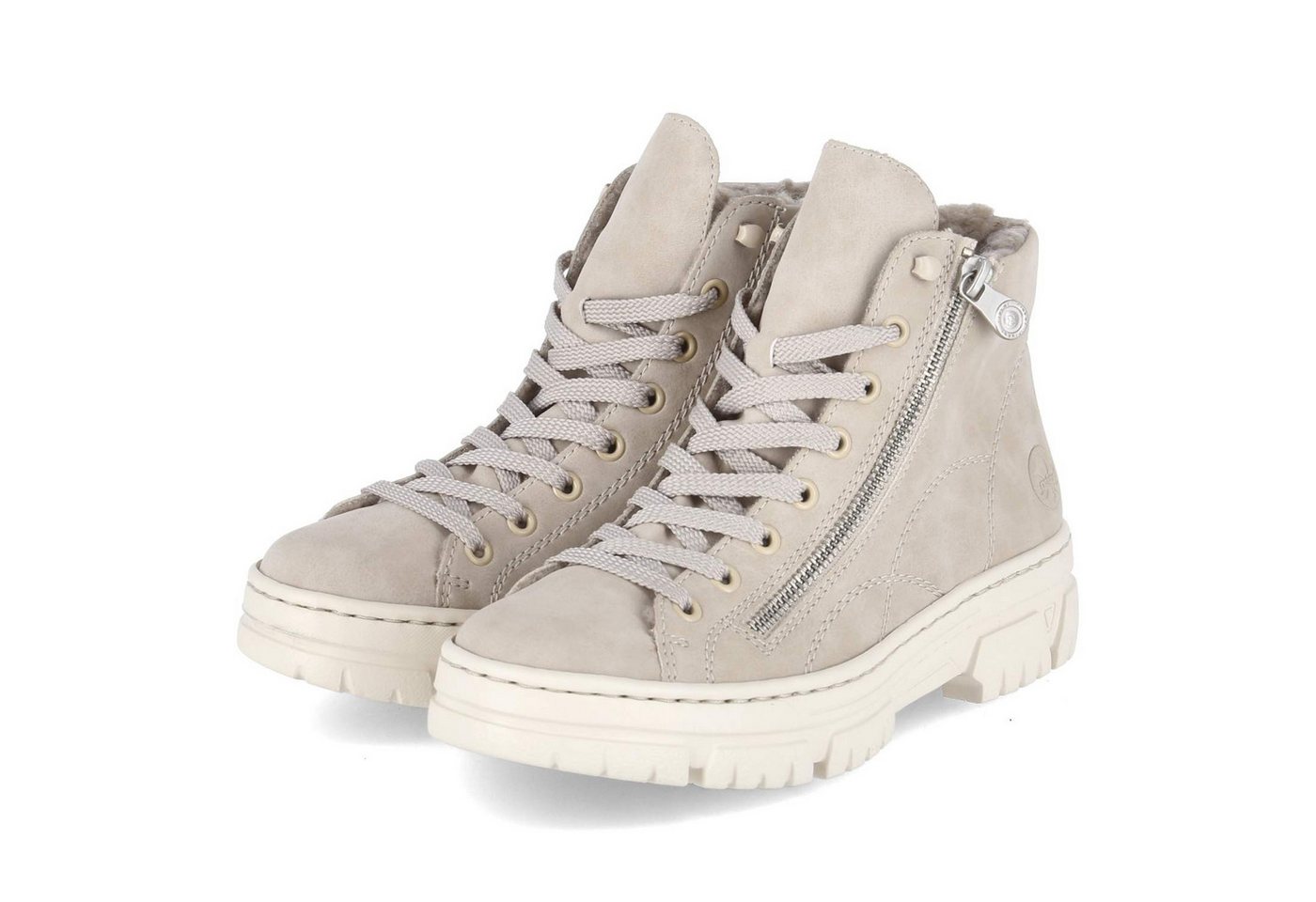 Rieker Rieker Z7410-62 Damen Kunstleder beige Winterstiefel von Rieker