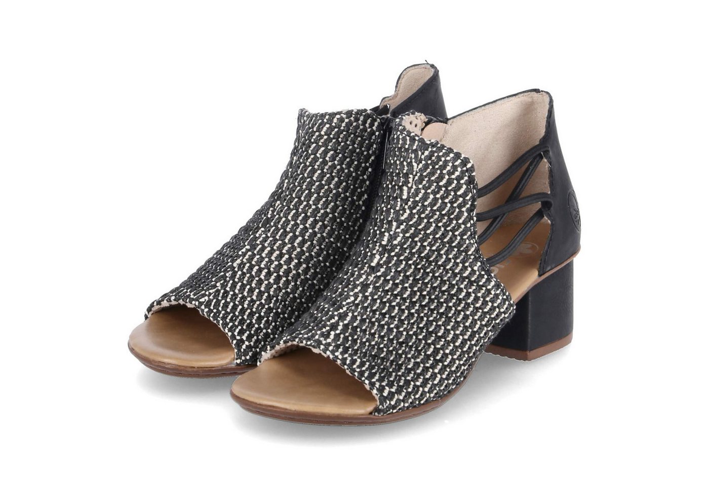 Rieker Rieker 64697-00 Damen Synthetik schwarz Sandalette von Rieker