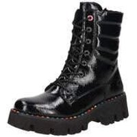 Rieker Schnür Boots Damen schwarz von Rieker