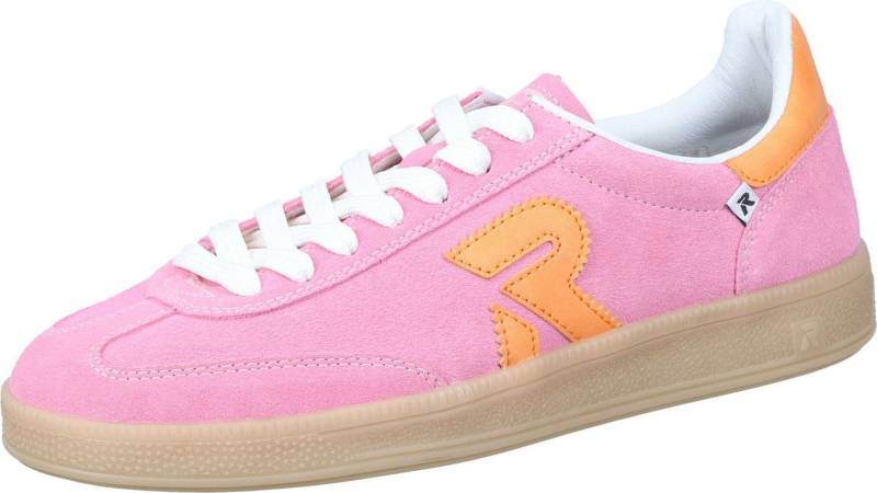 Rieker Schnürer Schnürschuh aus Velours/Leder von Rieker