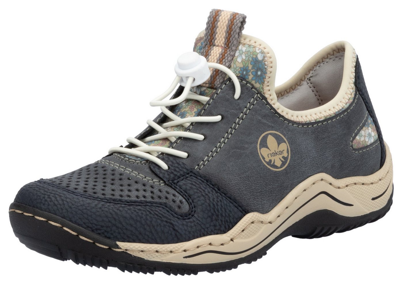 Rieker Schnürschuh mit elastischem Gummizug von Rieker