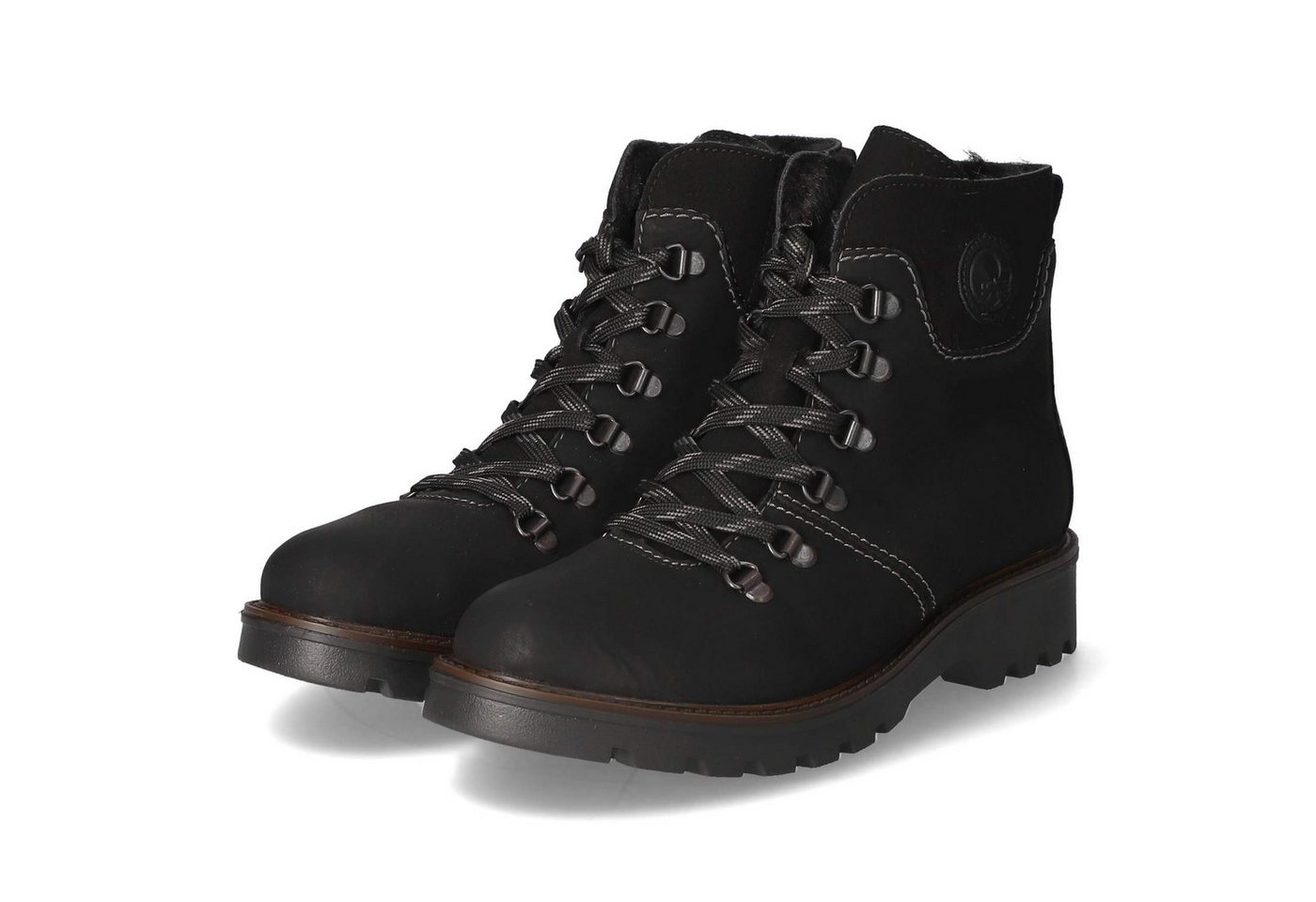 Rieker Rieker 73232-00 Damen Textil & Synthetik schwarz Winterstiefel von Rieker