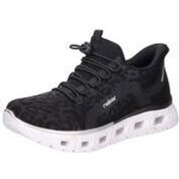Rieker Slip On Sneaker Damen schwarz|schwarz|schwarz von Rieker