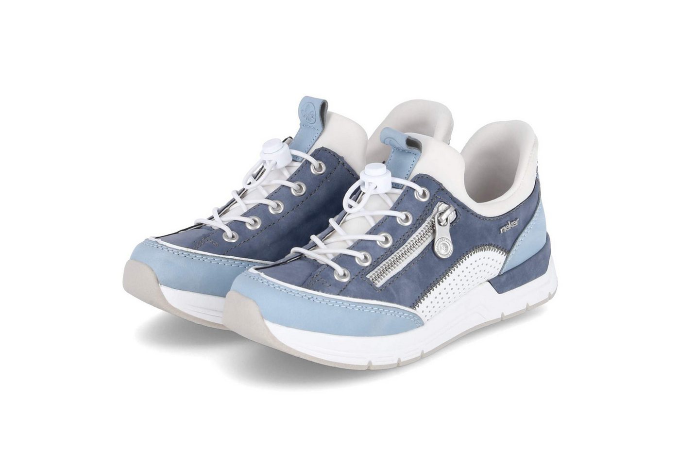 Rieker Rieker 58962-10 Damen Textil & Synthetik weiss Slipper von Rieker