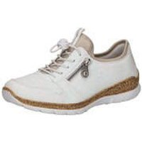 Rieker Slipper Damen weiß|weiß|weiß von Rieker