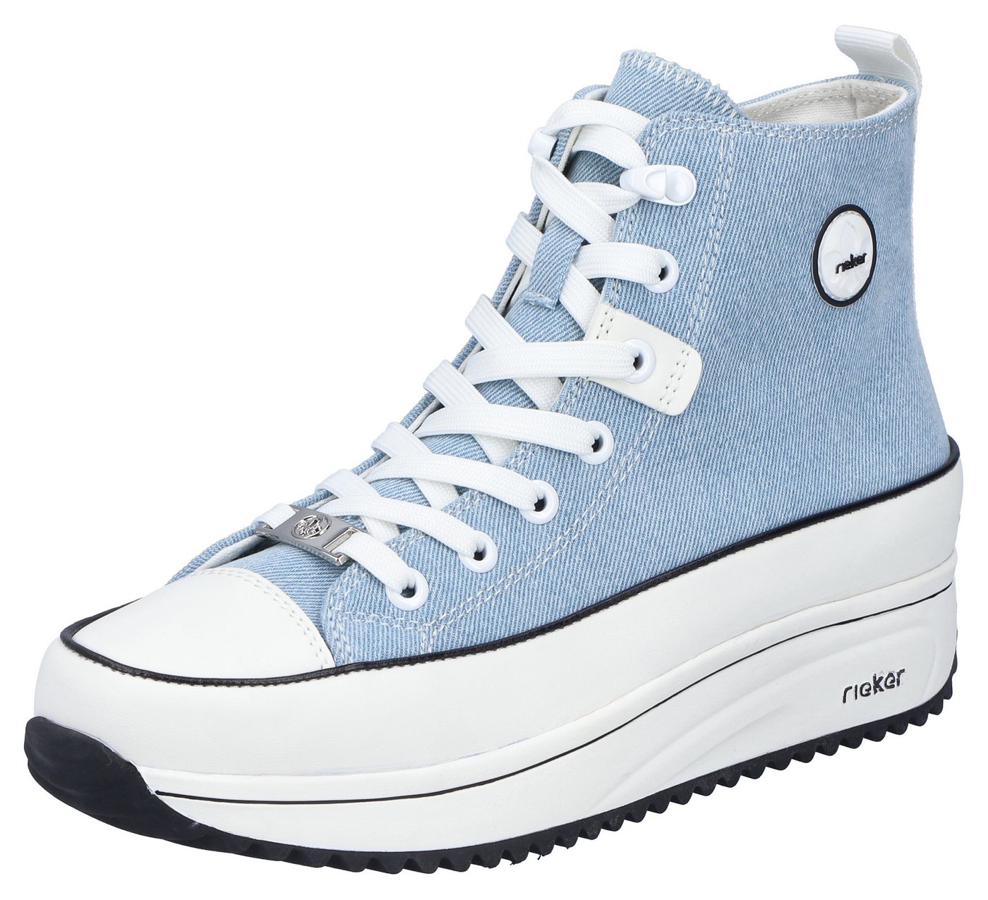 Rieker Sneaker, Plateau, High Top-Sneaker, Schnürschuh in veganer Verarbeitung Rieker Sneaker, Plateau, High Top-Sneaker, Schnürschuh in veganer Verarbeitung von Rieker