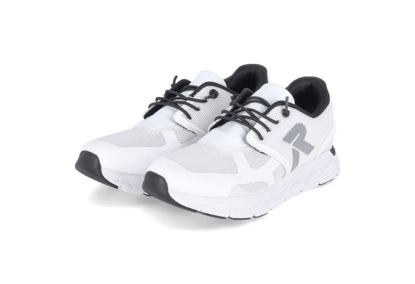 Rieker Rieker M9000-80 Damen Textil & Synthetik weiss Schnürschuh von Rieker