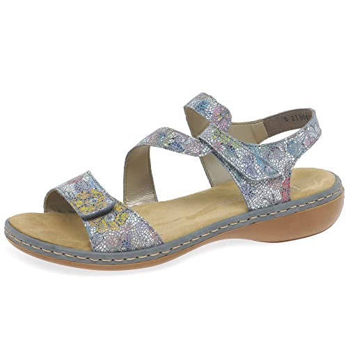 Rieker Sphere Womens Riptape Sandals 39 Sunset Multi von Rieker
