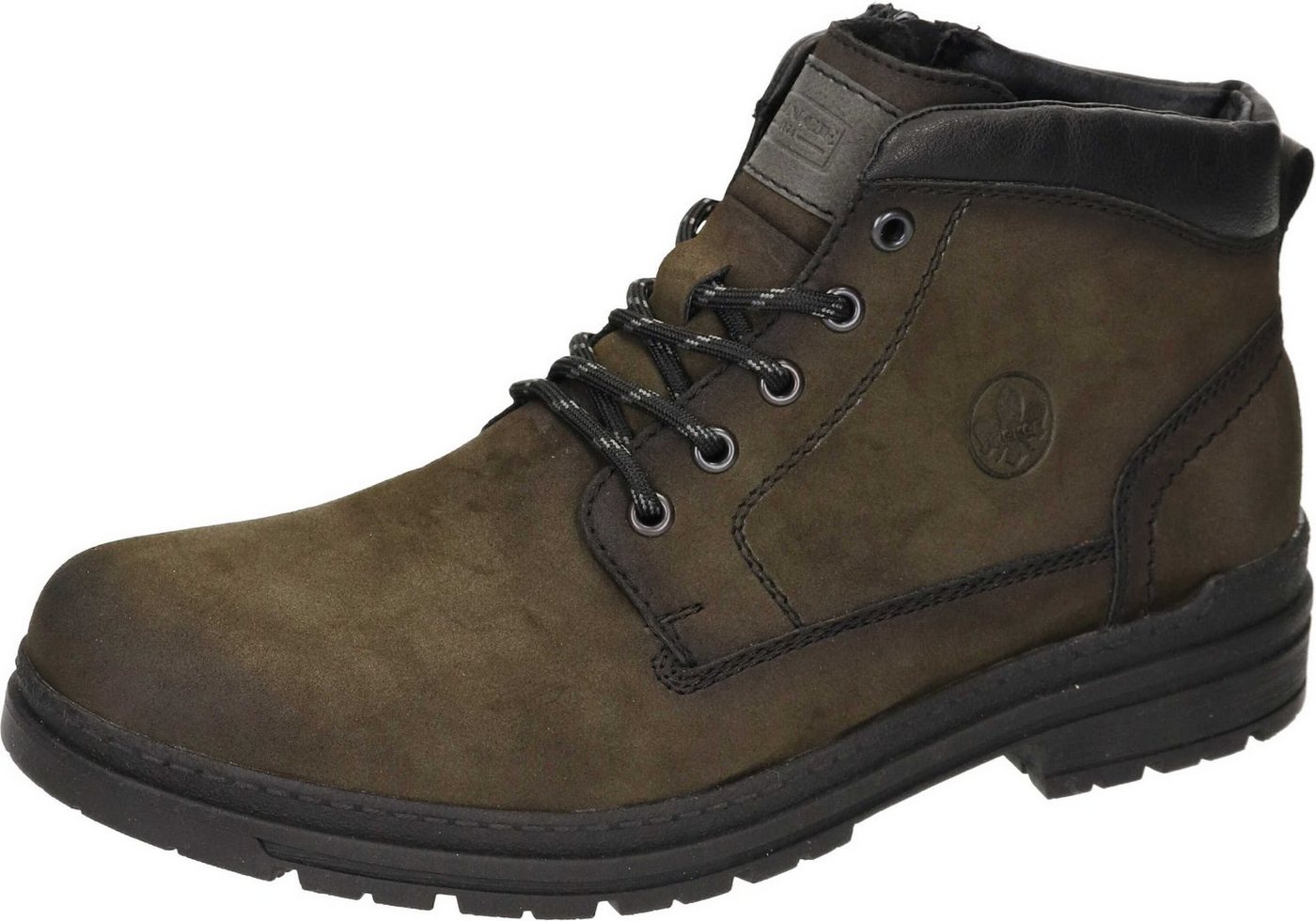 Rieker Stiefel Schnürstiefelette aus strapazierfähigem Synthetik von Rieker