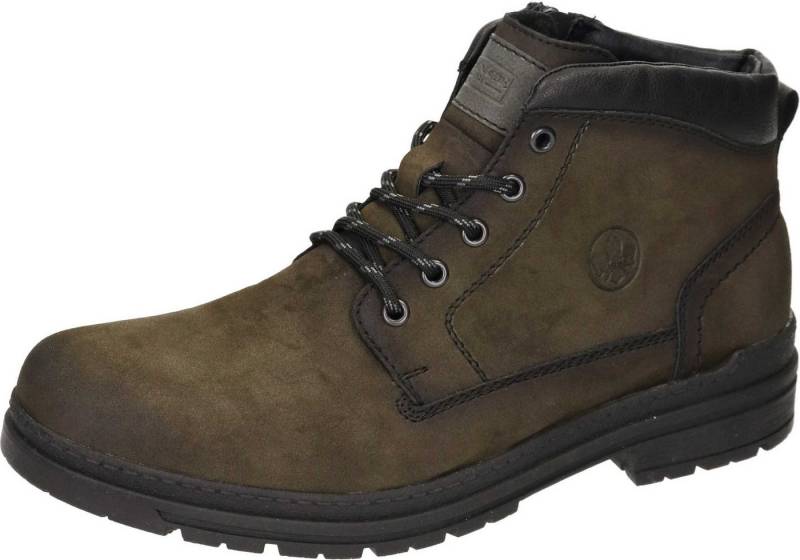 Rieker Stiefel Schnürstiefelette aus strapazierfähigem Synthetik von Rieker