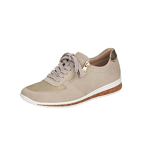 Rieker TIVA Womens Casual Sports Trainers 41 Cliff/Light Gold von Rieker