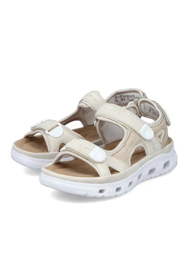 Rieker Trekkingsandale 64074-60 beige Damen Sandale von Rieker