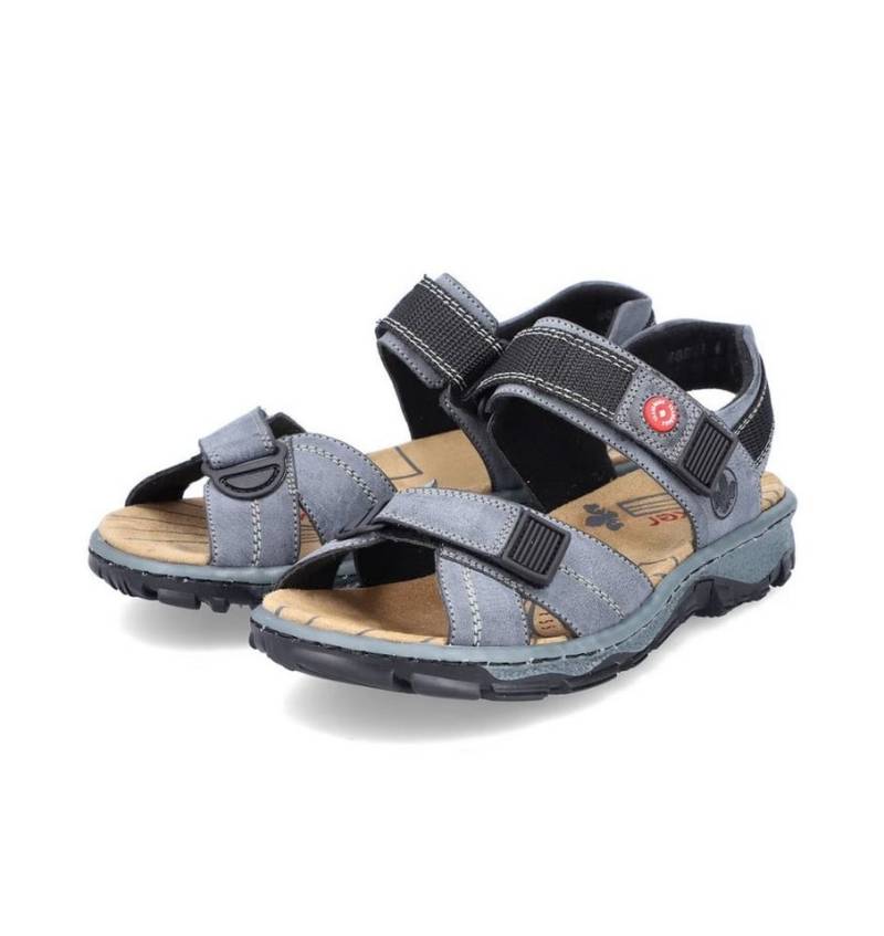 Rieker Trekkingsandalen 68851-14 blau Damen Sandale von Rieker